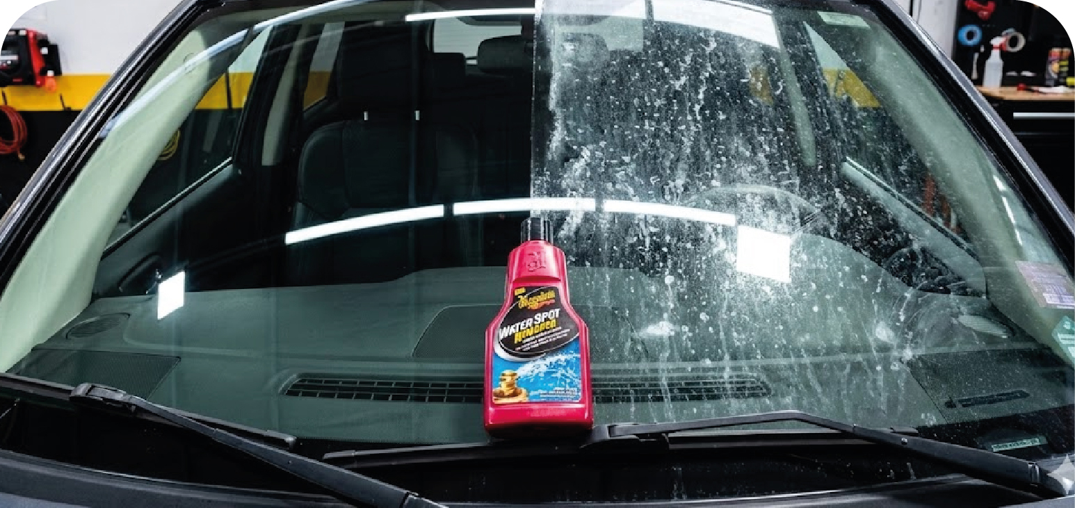Pulido/eliminación de lluvia ácida o gota seca en vidrios